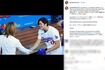 2024年4月、ドジャースタジアムで試合前にアメリカ国歌を生演奏し、大谷翔平や山本由伸と交流もしていたYOSHIKI(本人のインスタグラムより)