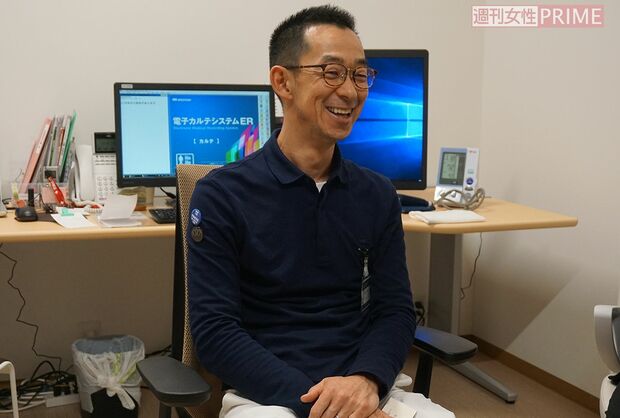 丸亀町クリニック院長の豊永慎二さん。理事長を「大胆で緻密」と評価している