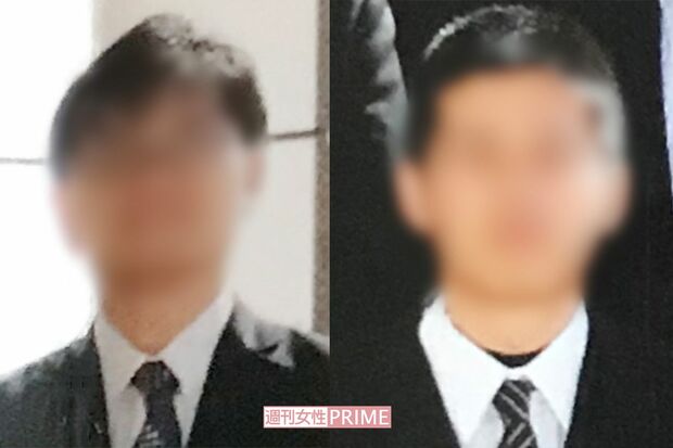 6年生の担任をしていたC教員（左）、イケメン風で女性生徒からも慕われていたB教員（右）