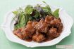 鶏の唐揚げピリ辛梅ソース（撮影／廣瀬靖士）