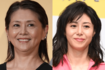 番組内の『モジモジくん』で全身タイツ姿になった小泉今日子（左）と、今では完全にアウトな言葉責めをされた松嶋菜々子（右）