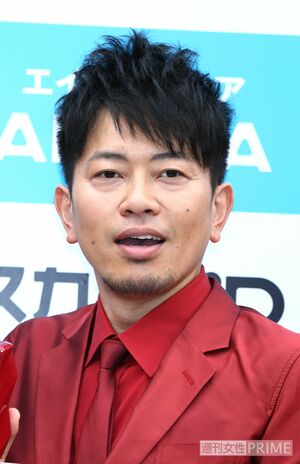 「薬用スカルプD」新CM発表会での宮迫博之（'12年5月）