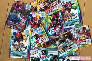 子どもたちはカード集めにも夢中