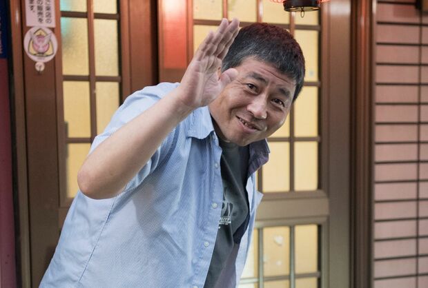 去り際のゆきおとこさん