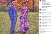 ラグビー選手の兄・真一さんがインスタグラムに投稿していた、田中真美子さんの成人式前の振袖姿