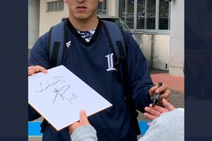 ツイッターに投稿された西武ライオンズの選手