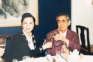 小山明子さんと夫の大島渚さん