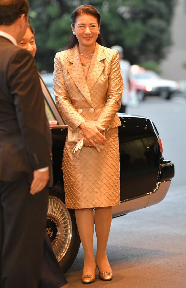 「国際青年交流会議」へも笑顔でお出ましになった（9月29日）