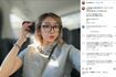 加護が公開した“出来る女風”自撮り投稿(本人のInstagramより)