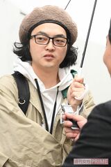 突然の取材にもかかわらず、宇垣への思いを語ってくれたピスタチオ小澤