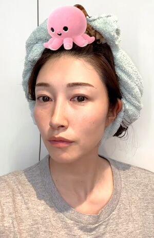 賛否になった風呂上がりショット（狩野舞子Instagramより）