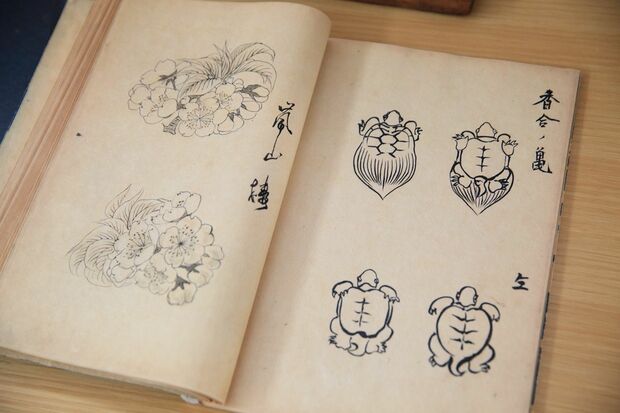 お菓子型の原案の絵図