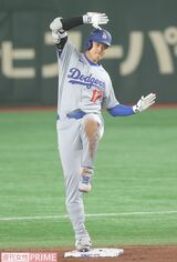 2025年3月18日、カブスとの開幕戦に出場したドジャースの大谷翔平