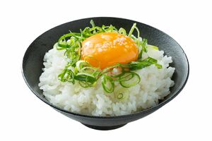 ねぎ塩ごま油の濃厚TKG