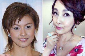 藤原紀香（左／2001年・30歳、右／現在・本人のオフィシャルブログより）
