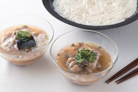 手軽に栄養素をプラスできる「酢納豆とサバ缶そうめん」