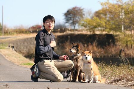 奥田さんと犬たち