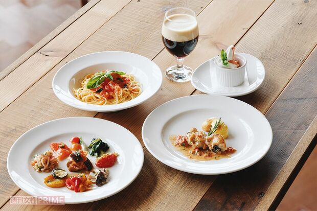 【カゴメ野菜生活ファーム富士見】カゴメの工場隣設のレストランメニュー