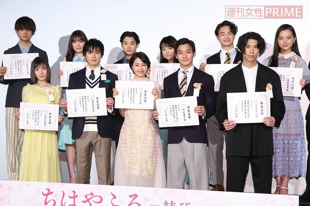 映画『ちはやふる-結び-』初日舞台挨拶