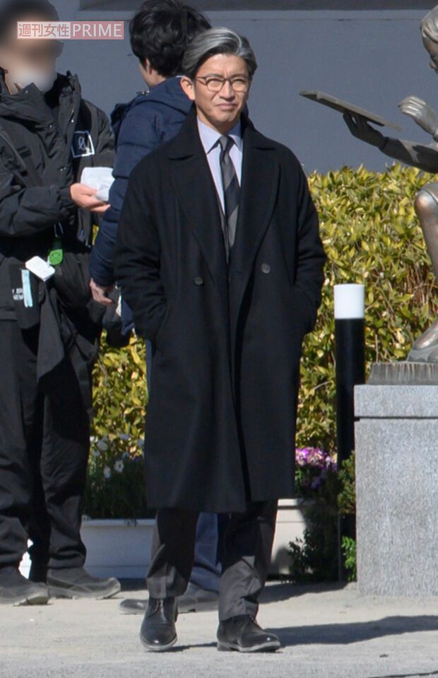 2022年1月下旬、映画公開舞台挨拶に参加した翌日も早朝からの撮影に臨んだ木村拓哉