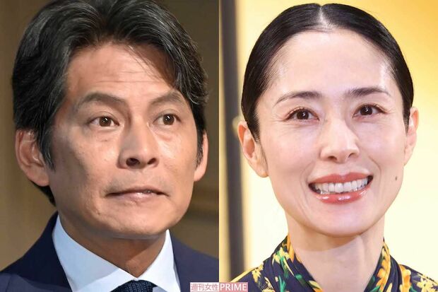 左から織田裕二、深津絵里
