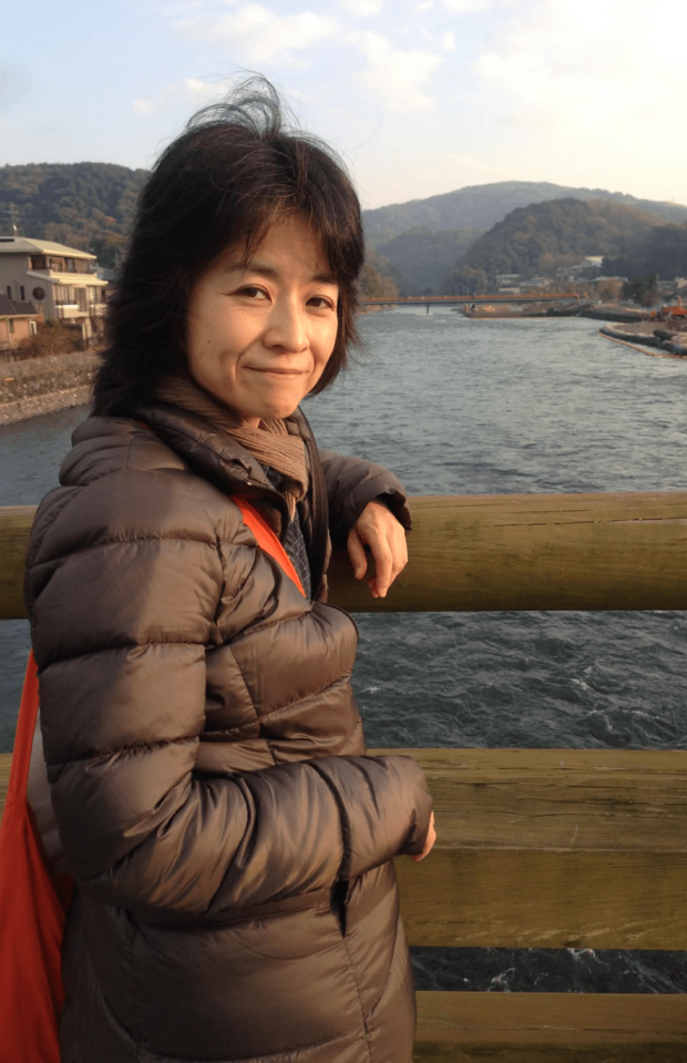 2014年、宇治川にて。介護福祉士の資格を取り、生活支援員として働き始めて3年ほどたったころ