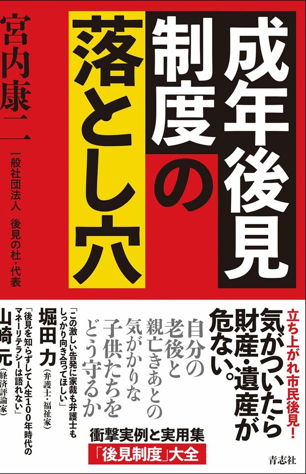 7月発売の宮内さんの新著でも成年後見制度の問題を詳述している（画像をクリックするとAmazonの商品ページにジャンプします）