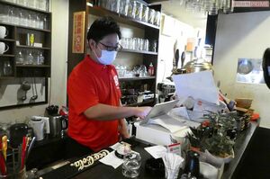 ツボヤンの梶田店長　撮影／渡邉智裕