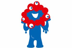 公式キャラクターのミャクミャク（万博公式HPより）