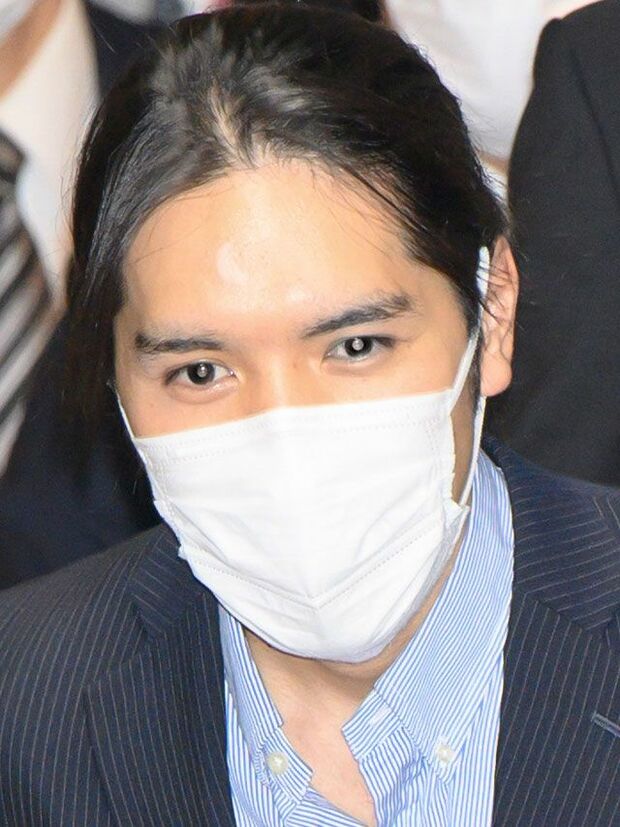 '21年9月、アメリカから成田空港に到着した小室圭さん