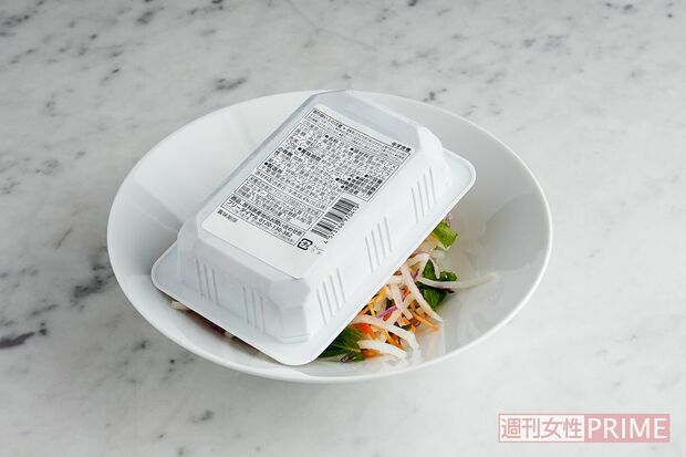 コンビニのカット野菜を使用　撮影／中野正景