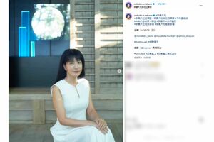 黒髪になり痩せたように見える脳科学者・中野信子（本人インスタグラムより）