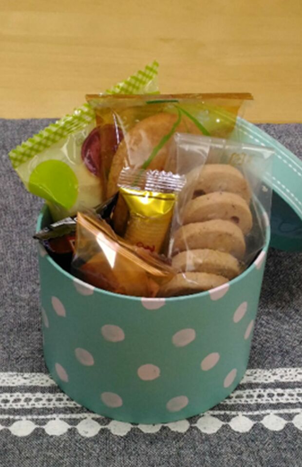 マイお菓子ボックスは、あまり大きくないものがおすすめ