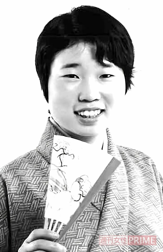 1974年、入門してすぐの初めての宣材写真　写真提供／露の都