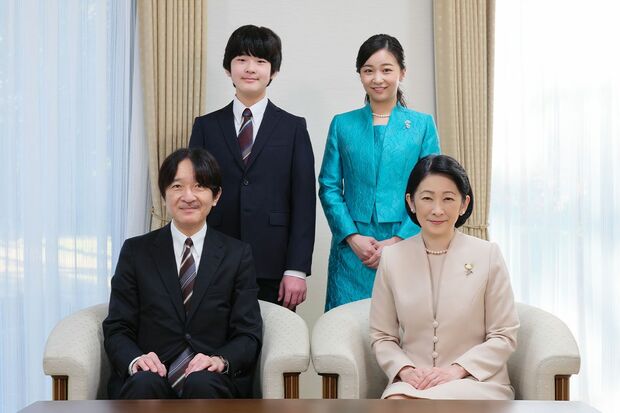 2022年1月に公開された秋篠宮ご一家の新年写真
