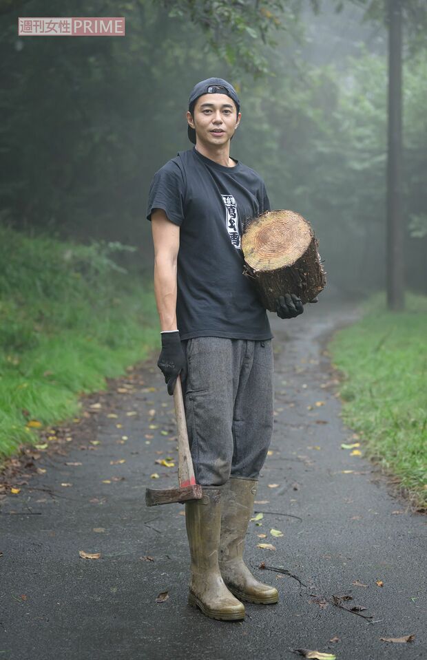 東出昌大の山暮らし生活に密着