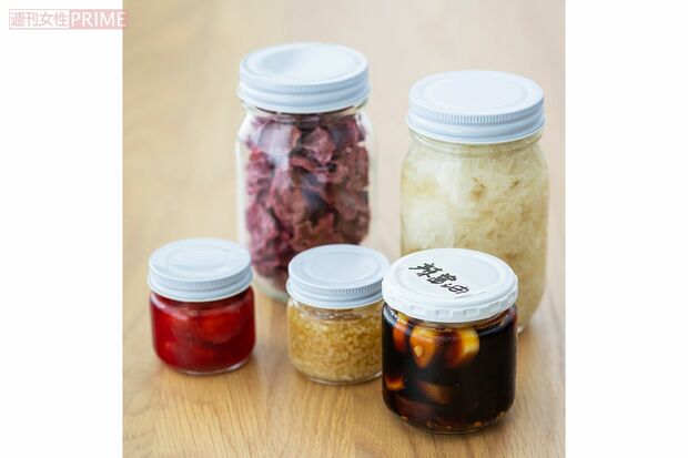 野菜で作る常備菜や自作の調味料は作り置きで切らさない　撮影／廣瀬靖士