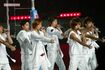2003年11月、9人でデビューしたNEWSは『バレーボールワールドカップ2003』会場に登場