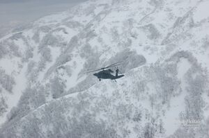 ドラマ第1話のような、雪山での救助活動も航空救難団の役目のひとつ(航空自衛隊公式HPより)