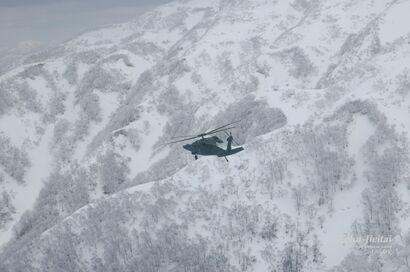 ドラマ第1話のような、雪山での救助活動も航空救難団の役目のひとつ（航空自衛隊公式HPより）