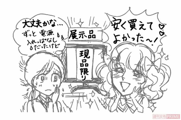 携帯ショップに行く前はネットで調べるが鉄則(イラスト/白ふくろう舎)