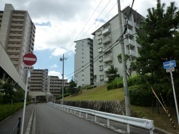 山田容疑者が小学生のころ住んでいたマンモス団地