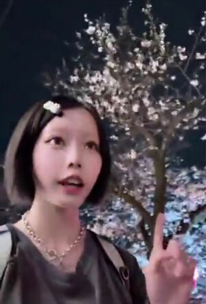 眉毛のないあのちゃん（本人のインスタグラムより）