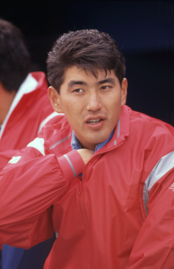 1988年プロ野球オールスター大運動会に参加する清原和博