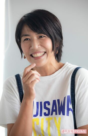 「長男のときは笑えなかったので、2人目のときは笑おう、育児を楽しもうと思いました」と語る佳恵さん　撮影／矢島泰輔