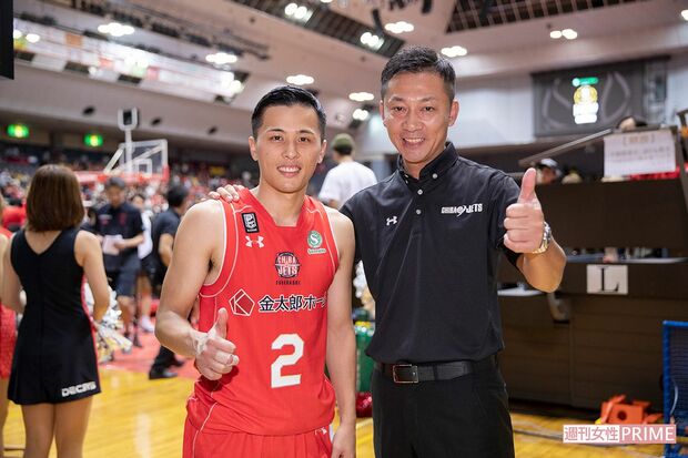 日本代表の活躍も期待される富樫選手と島田さん　