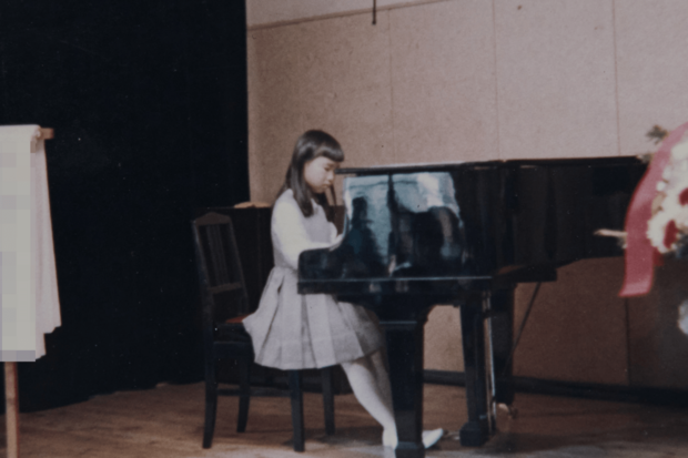 “やりたいことリスト”に入っているピアノ。これまでも少しずつだが弾いていたという。小学校4年生のピアノ発表会