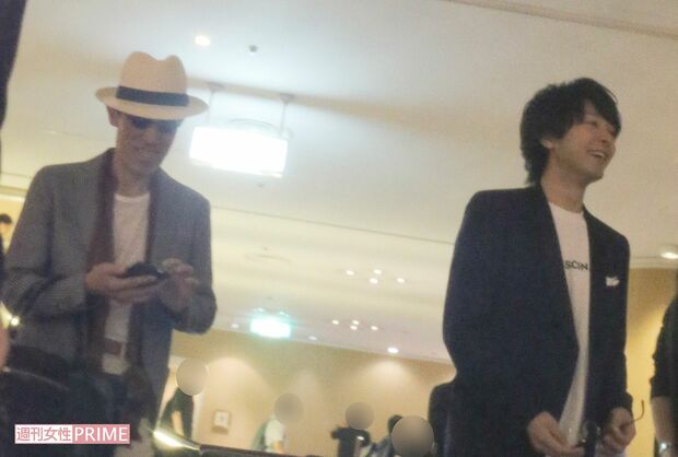 嶋田久作＆中村倫也(１次会）