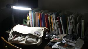 博司くんが使っていた机