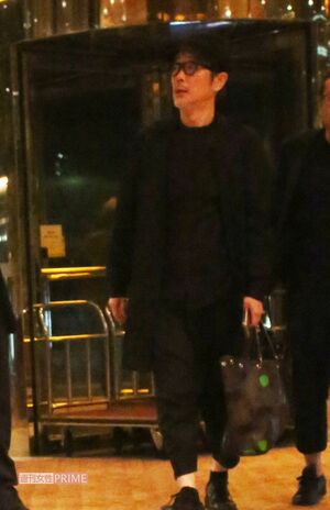 '19年、大河ドラマ『いだてん』の打ち上げに参加したリリー・フランキー